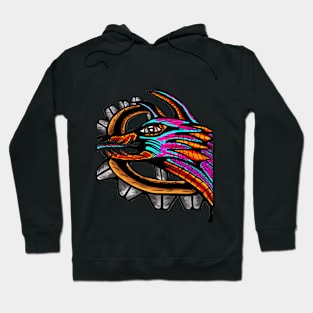 Neon Dragon Hoodie